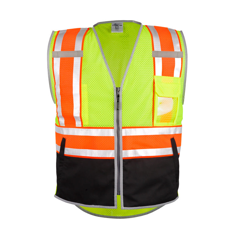 ML Kishigo Men's Premium Brilliant Series Ultimate Reflective Vest - Work World - Workwear, Work Boots, Safety Gear