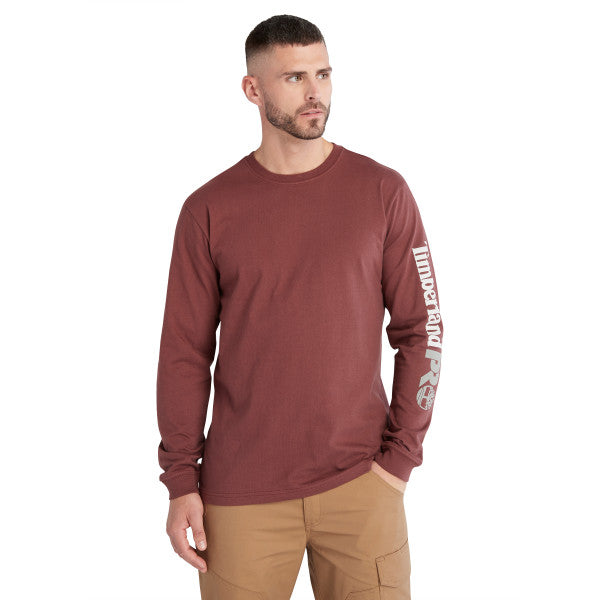 Timberland PRO Men&#39;s Core Logo Long Sleeve T-Shirt - Work World - Workwear, Work Boots, Safety Gear