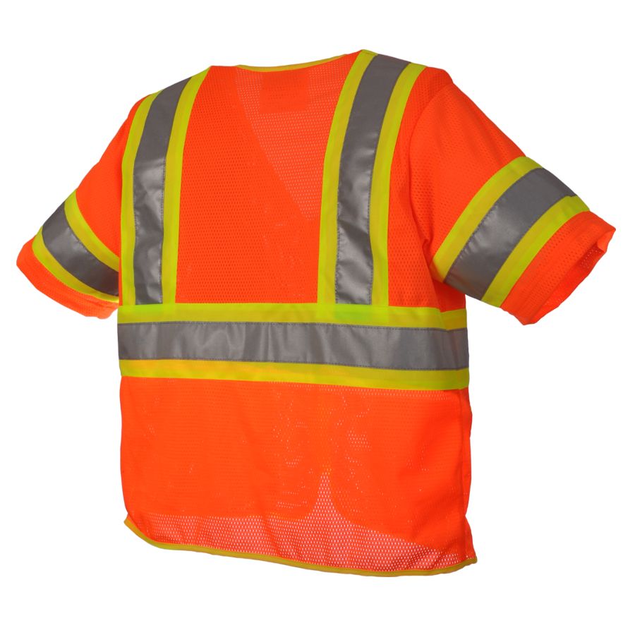 Viking Hi-Vis Sleeved Zipper Class 3 Safety  Vest - Work World - Workwear, Work Boots, Safety Gear
