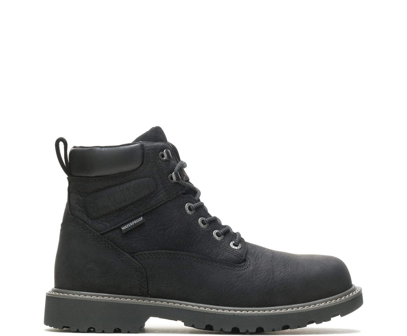 Wolverine Men's Floorhand 6" Waterproof Steel Toe Work Boot_Black - Work World - Workwear, Work Boots, Safety Gear