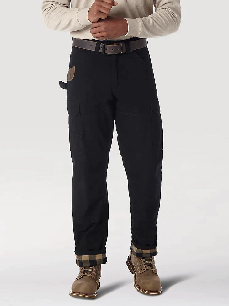 Wrangler® RIGGS® Men's Lined Ripstop Ranger Pant_Black - Work World - Workwear, Work Boots, Safety Gear