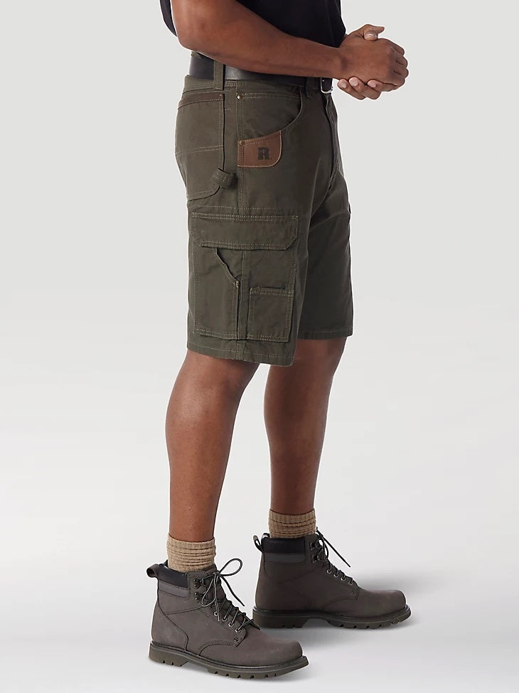 Wrangler® RIGGS Workwear® Men&#39;s Ripstop Ranger Cargo Short_Loden - Work World - Workwear, Work Boots, Safety Gear