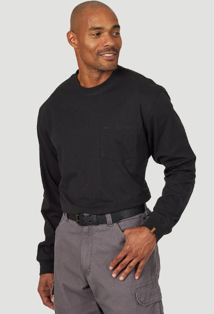 Wrangler RIGGS Performance Pocket Long Sleeve T-Shirt - Work World - Workwear, Work Boots, Safety Gear