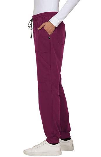 koi Women&#39;s Good Vibe Jogger Pant_Wine - Work World - Workwear, Work Boots, Safety Gear